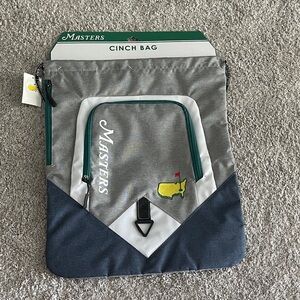 Masters Gray and Navy Cinch Backpack